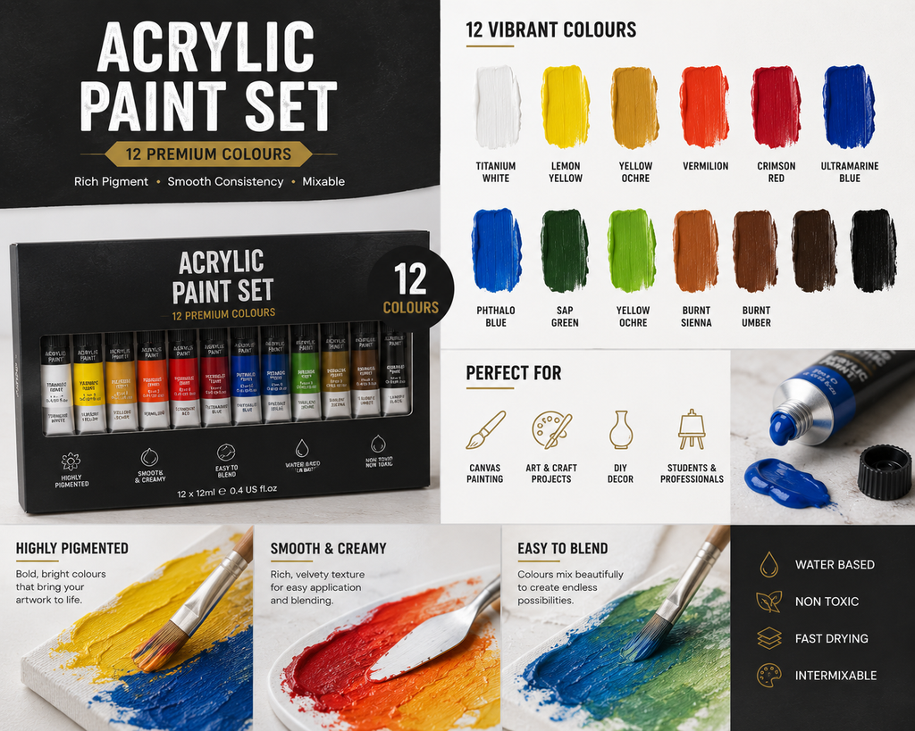 Acrylic Paint Set