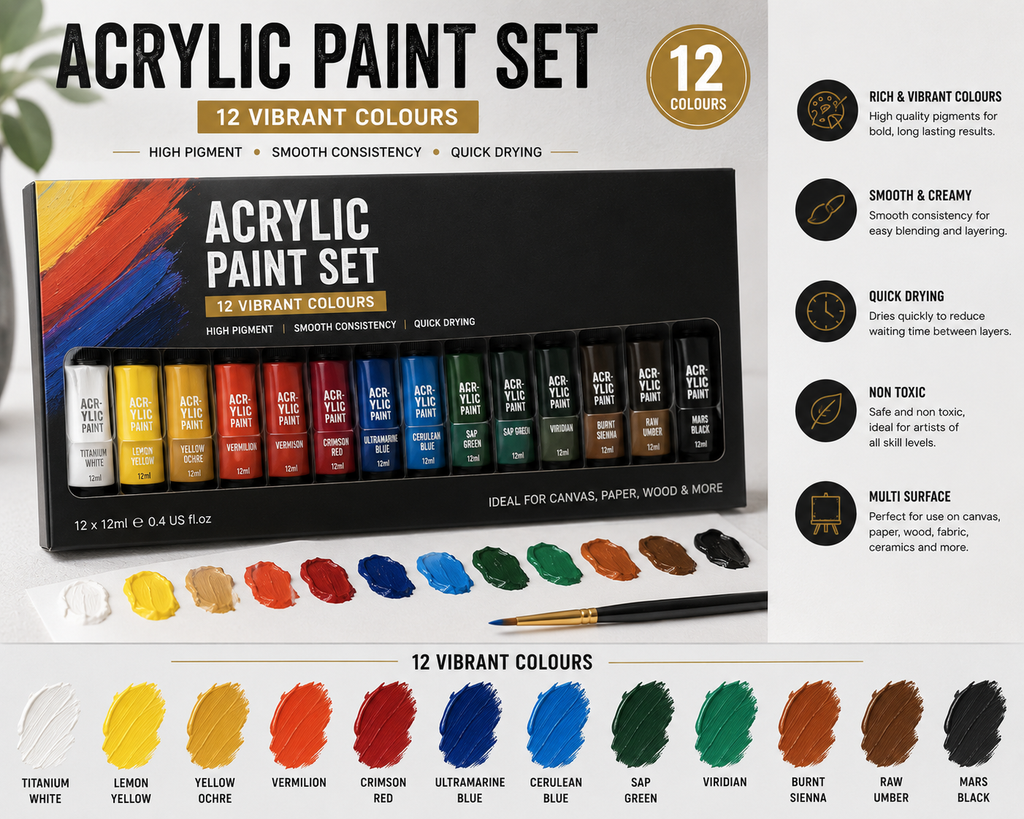 Acrylic Paint Set